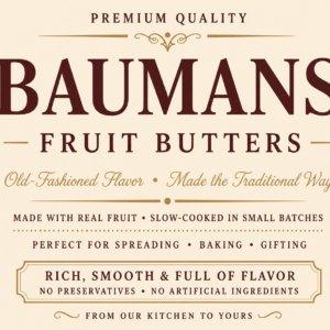 Baumans Fruit Butter
