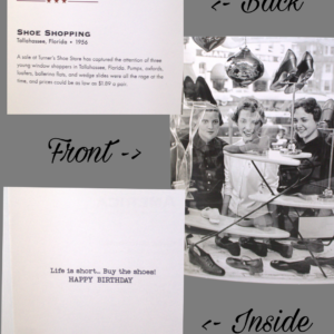 Shoe Shopping Greeting Card